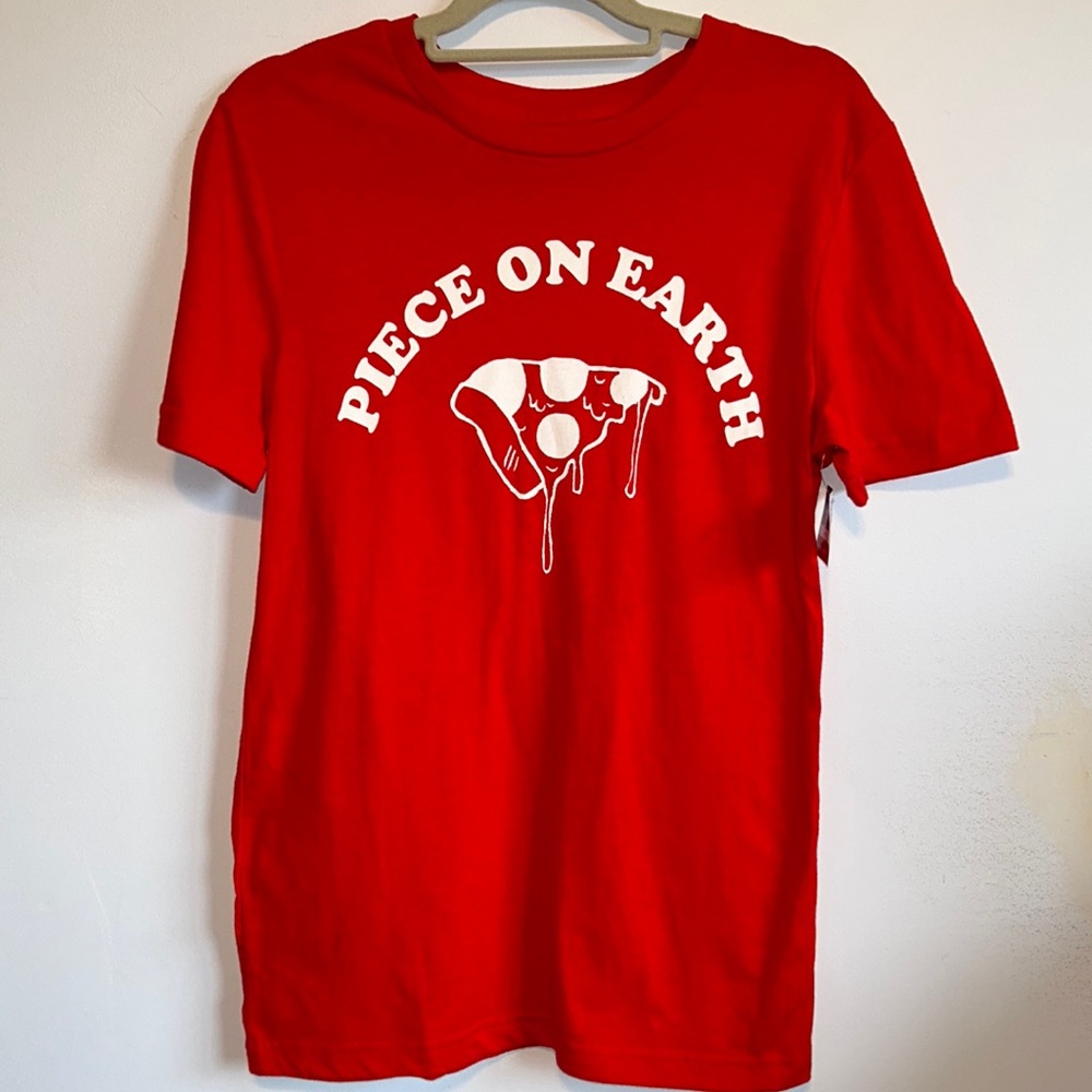 NWT Mens Sleepwear North Pole Graphic T-Shirt ‘Piece on Earth’ Size Small